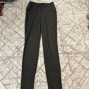 Theory Leggings Womens Small Dark Gray Stretch Everyday Casual